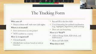 Everything Everywhere All at Once: How to Manage Tracking & Workflow in REDCap  - Rachelle Swan