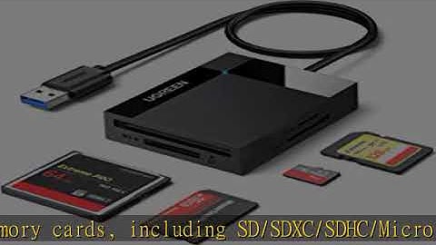 UGREEN SD Card Reader 4 in 1 Multi USB 3.0 Micro SD Memory Card Adapter for External Camera Photo S