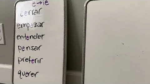 Spanish 9: Stem Changing Verbs (e to ie)