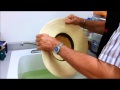 How to Shape a Palm Leaf Cowboy Hat