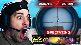 I Spectated The BEST SNIPER in Warzone Solos! 🤯 (INSANE ENDING!)