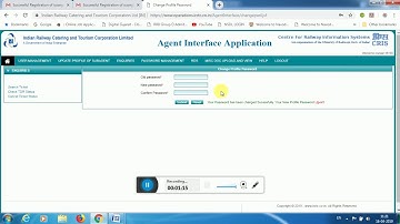 how to active csc irctc agent id and change password