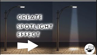 كيفية عمل اضاءة وتاثير الليل بالفوتوشوب | How to Add Light in Photoshop |spotlight effect photoshop