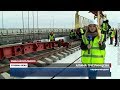 Строители уложили 19 километров «бархатного» пути железнодорожной части Крымского моста