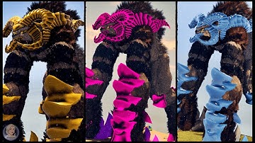 Renewed Muto Prime Ramthore Best Skins Color Kaiju Universe