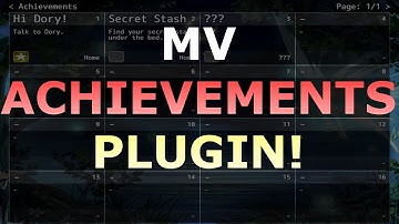 RPG Maker MV: Achievements Plugin!
