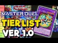 Yu-Gi-Oh! Master Duel Tier List! | The Most Cost Effective Competitive Decks!  Season 1.0