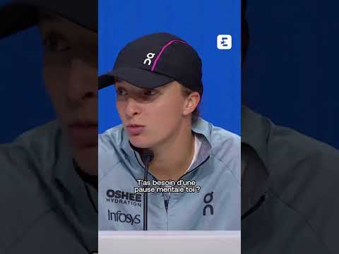😡 La question qui agace Iga Swiatek en conférence de presse #usopen #swiatek