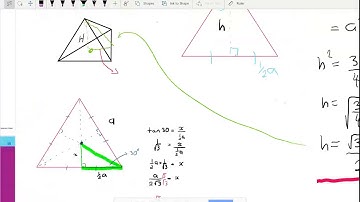 Year 10 5.3 Volume and Surface area of a tetrahedron