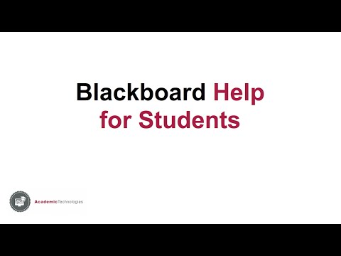 Blackboard Help for ASU Students
