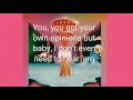 Kesha - Let &#39;em talk (lyrics)