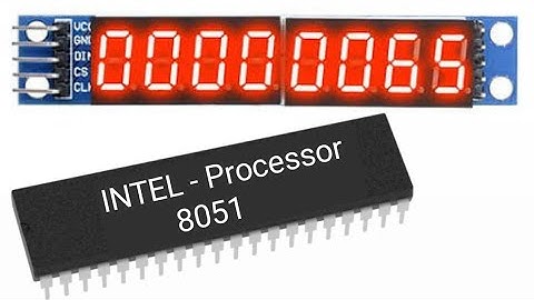 8051 microcontroller - seven segment display #8051microcontroller #8051 