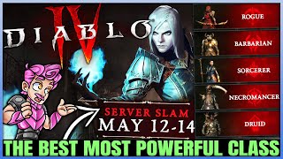 Diablo 4 - Which Class is Best to Choose - All 5 Classes Guide & Build Server Slam! (Made Pre Patch)
