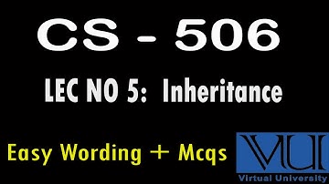 CS – 506 | Lec No 5 | CS 506 lectures | Easy wording | Mcqs |
