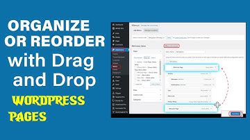 How to Organize or Reorder WordPress Pages with Drag and Drop