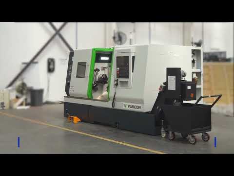 🚀 Torno CNC bancada inclinada Vurcon SBL78M  | Potencia, precisión y herramienta motorizada