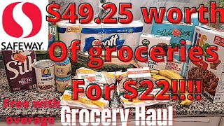 Extreme Coupon Savings || Safeway Grocery Store || More Groceries For Less Money