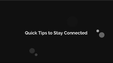 Quick Tip: Staying Connected - Google Classroom & Google Calendar