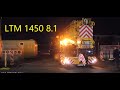 Liebherr crane LTM 1450 8.1 starting at 5:30 am