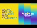 Eurovision song contest 2024 second semifinal qualifiers press conference