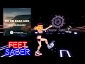 【MOD】FeetSaber - Wolfgang Lohr ft. Maskarade – Hit the Road Jack (Electro Swing) [FullBodyTracking]