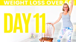 Day ELEVEN - Weight Loss for Women over 50 😅 31 Day Workout Challenge