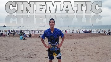 KERAMAIAN PANTAI PANGANDARAN CINEMATIC VIDEO ME  || LIBURAN PART 3