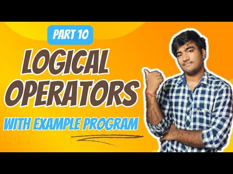 logical operators in c||c language full course||for beginners||ఇంత easy ...