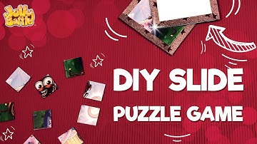 How To Make Sliding Puzzle Game For Kids | Easy Photo-Puzzle | Slide Puzzle Blocks For Kids