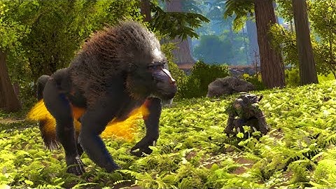 How To Tame The Dinopithecus on Ark Lost island