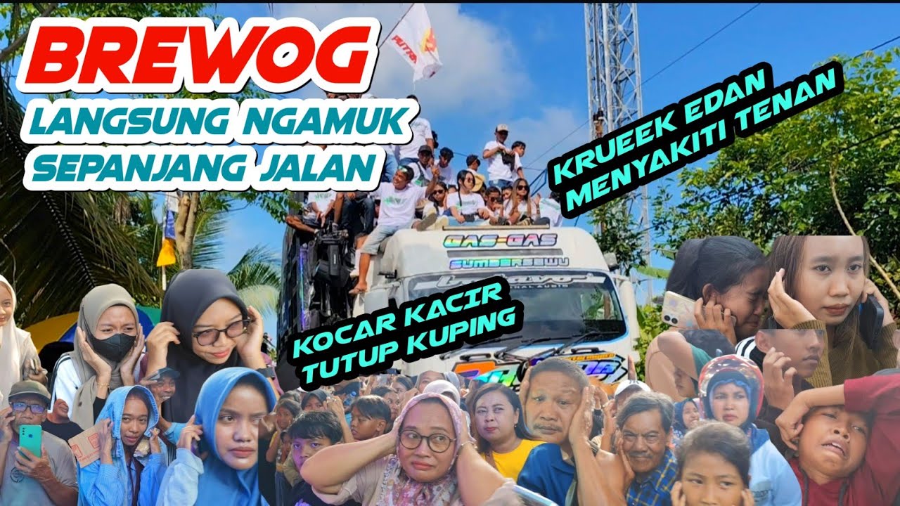 BREWOG NGAMUK SEPANJANG JALAN RUDAL KRUEEK MENYAKITI TENAN