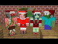 Monster School : Herobrine Dress Up As Santa Claus - Funny Minecraft Animation