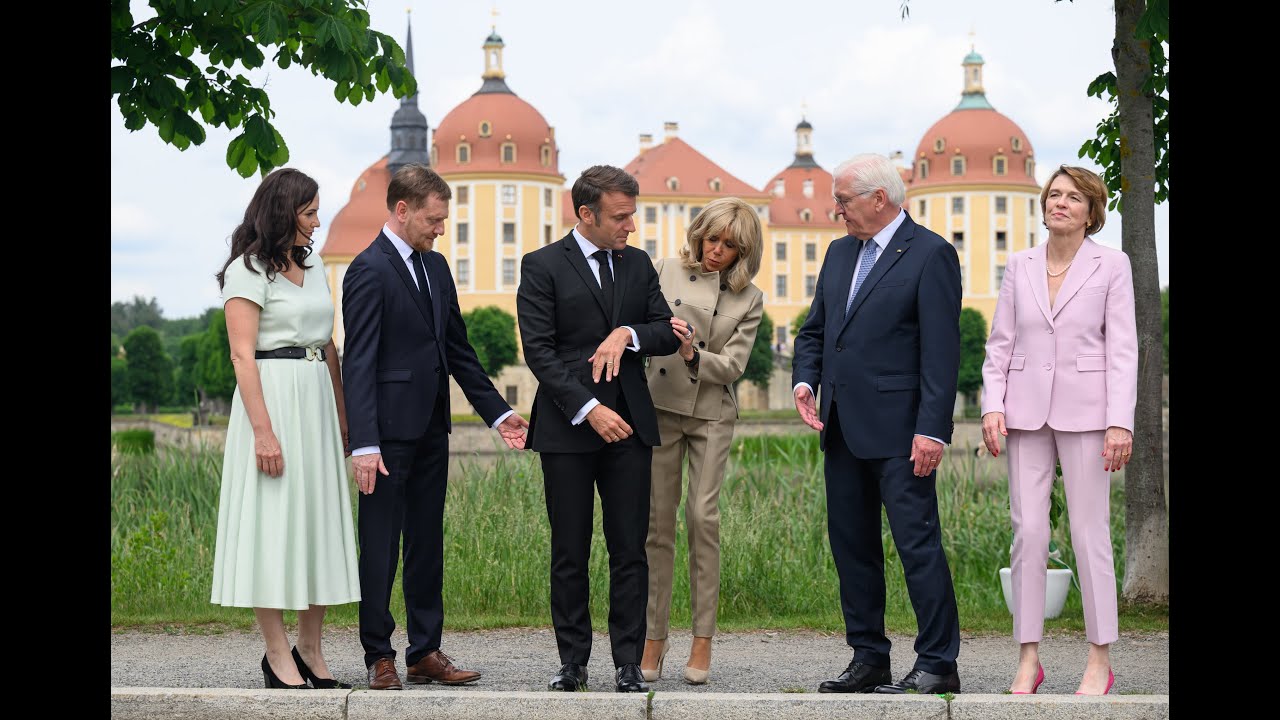 Rede von Emmanuel Macron (Präsident Frankreich) beim Europa-Fest in Dresden | 27.05.2024