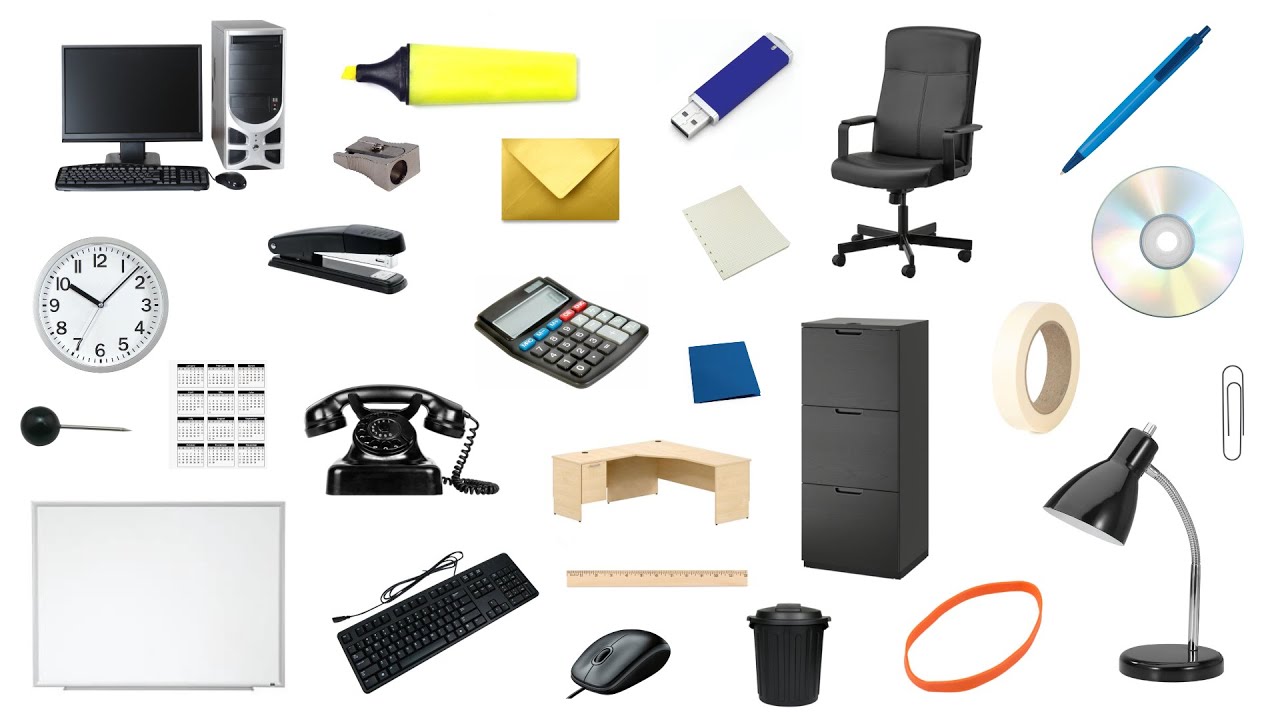 Office equipment vocabulary - Games to learn English