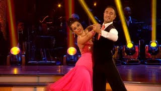 Dani Harmer & Vincent Simone Waltz to 'Open Arms'- Strictly Come Dancing 2012 - Week 1 - BBC One