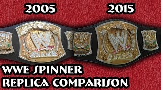 WWE Spinner Belt 2005 vs 2015 Replica Comparison