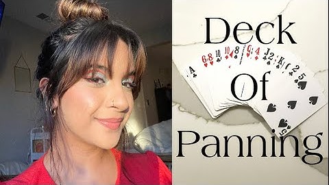 Playing cards and Project Panning? Deck of Panning Intro!