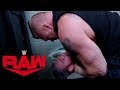 Brock lesnar goes on a backstage rampage raw nov 4 2019