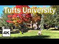 Tufts university walk  campus tour   4k