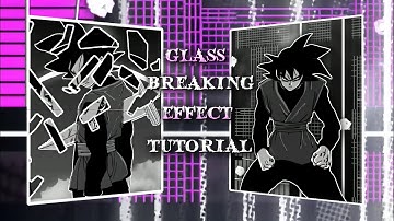 GLASS BREAKING EFFECT TUTORIAL || MANGA TUTORIAL || ALIGHT MOTION ||