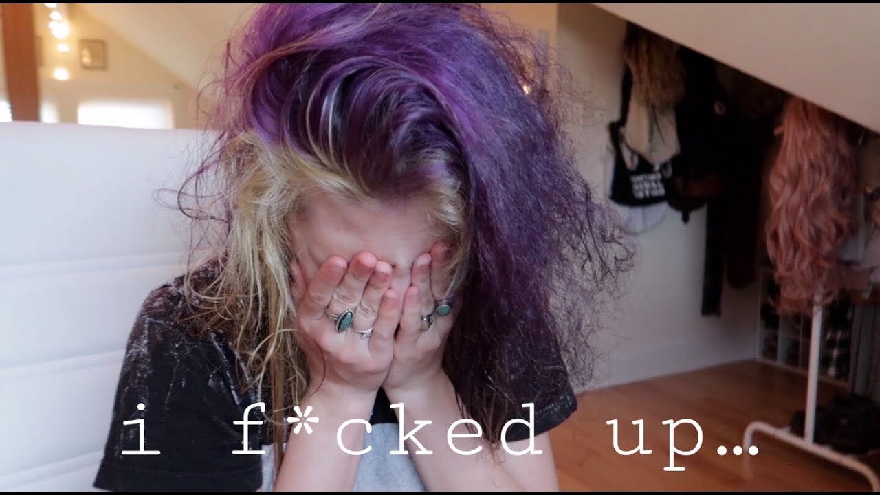 i bleached my hair at home