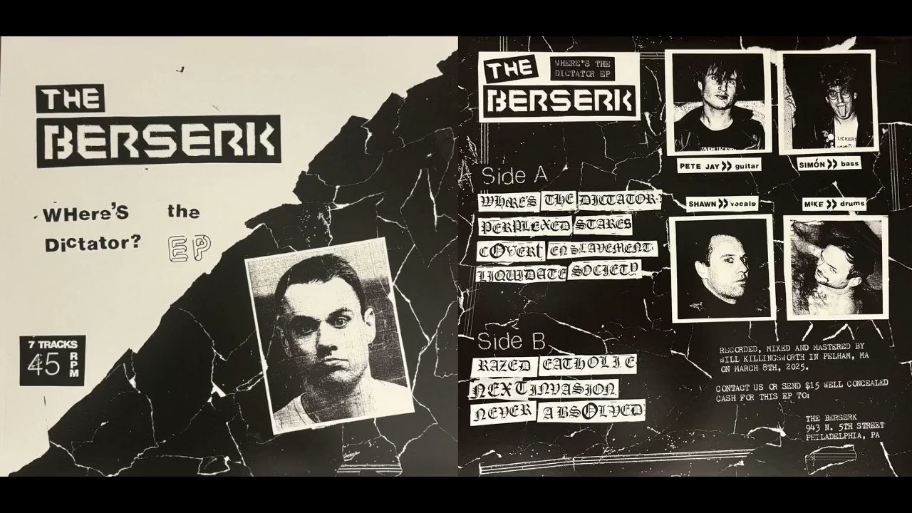 The Berserk - Where's The Dictator? EP (Hardcore Punk Philadelphia)