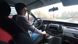 ASMR 📹 HONKING 📢 WOMAN DRIVING MANUAL CAR