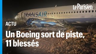 Sénégal 11 Personnes Blessées Après La Sortie De Piste Dun Avion Au Décollage