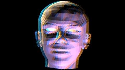 3D Facial Animation with Quartz Composer - Anaglyph Render