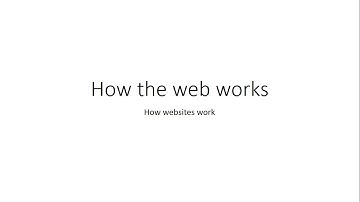How websites work - Tryhackme