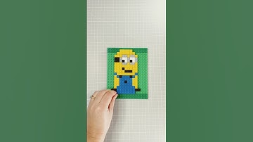 How to Build Lego Minion Mosaic