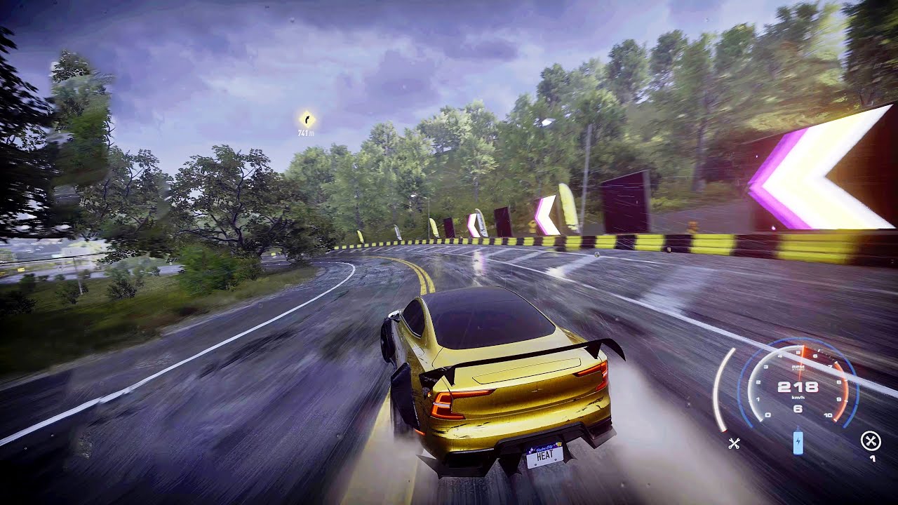 NFS Heat Gameplay – Volvo Polestar 1 (Hero Car Imitation)