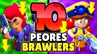 Did The Classics Fall  The 10 Worst Brawlers In Brawl Stars