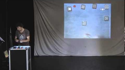 "De zin van het leven" Music Performance by Gunther Samson with Bidule and Reactivision software